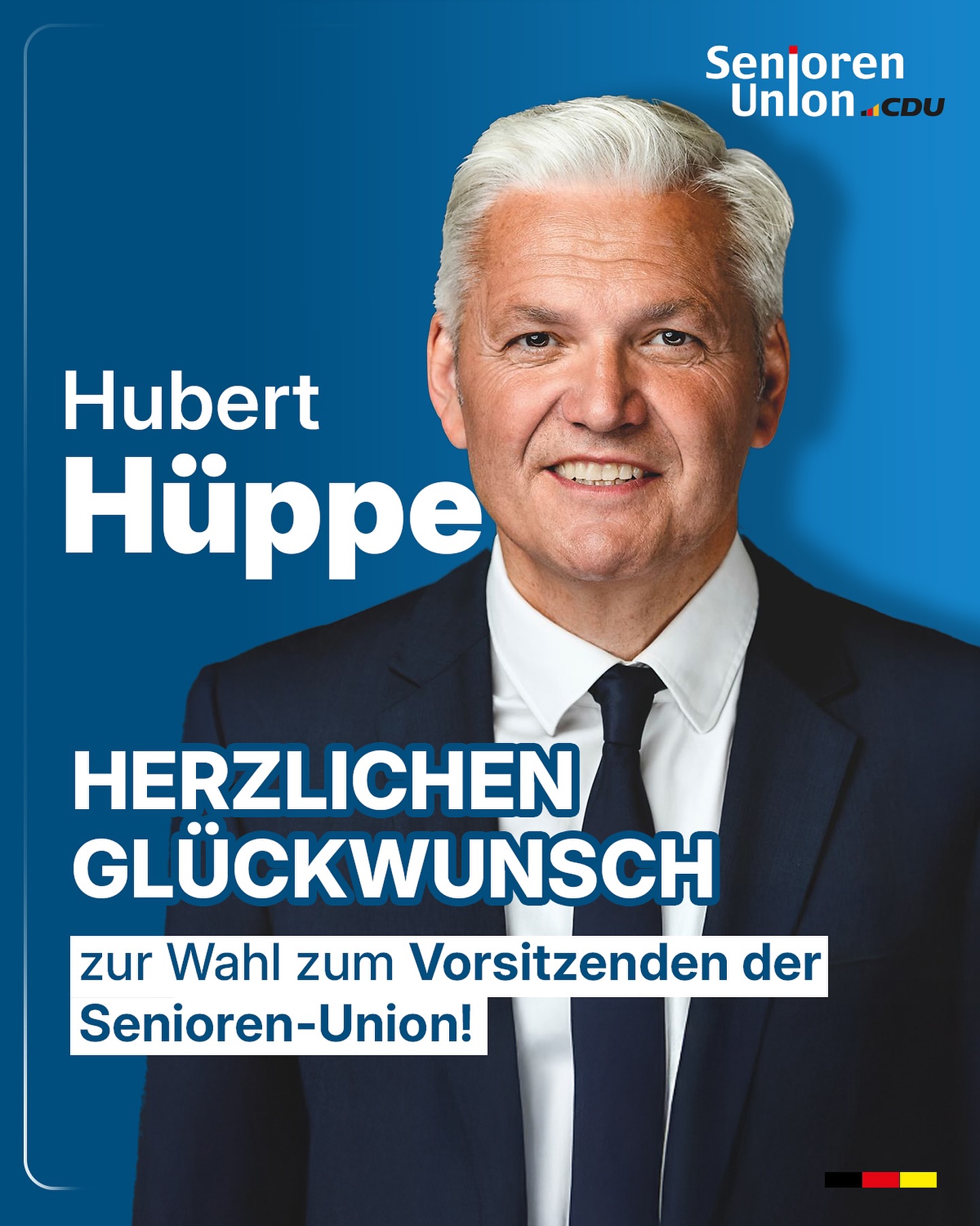 Hubert H�ppe - Der neue Bundesvorsitzende der Senioren-Union Deutschland